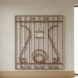 Fence Jugendstil 1910 Wrought Iron