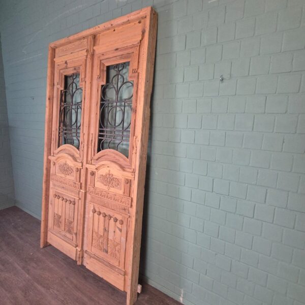 Front Door Jugendstil 1900 Pine - Image 2
