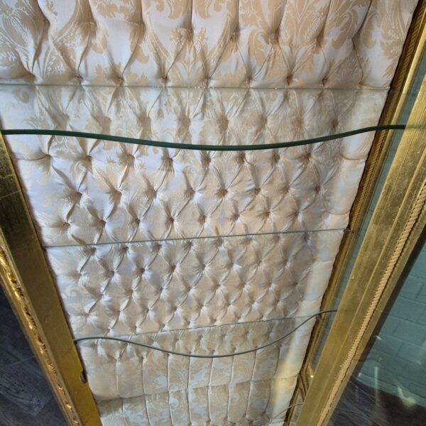Display Cabinet Baroque Style Solid Wood Gold 1,02 m - Image 14