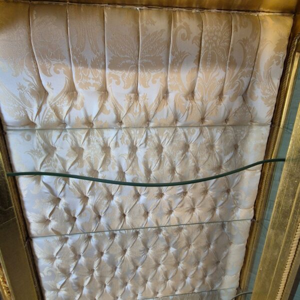 Display Cabinet Baroque Style Solid Wood Gold 1,02 m - Image 13