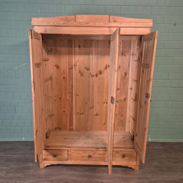 Wardrobe Jugendstil 1900 Pine - Image 5