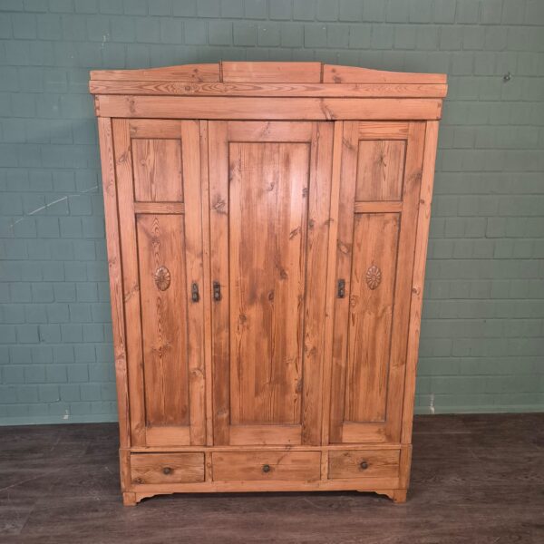 Wardrobe Jugendstil 1900 Pine - Image 2