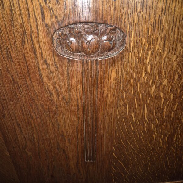 Cabinet Jugendstil 1920 Oak - Image 6