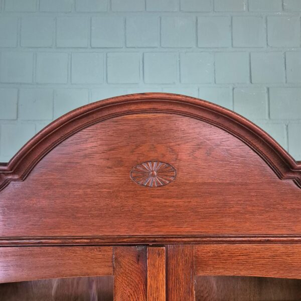 Cabinet Jugendstil 1920 Oak - Image 9