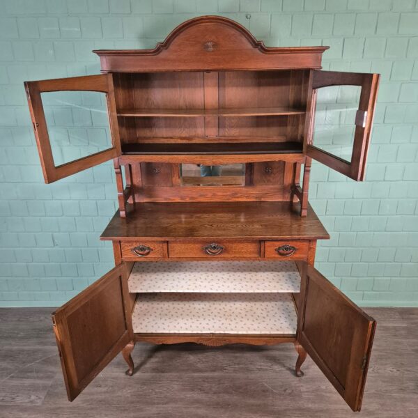 Cabinet Jugendstil 1920 Oak - Image 13
