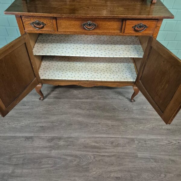Cabinet Jugendstil 1920 Oak - Image 14