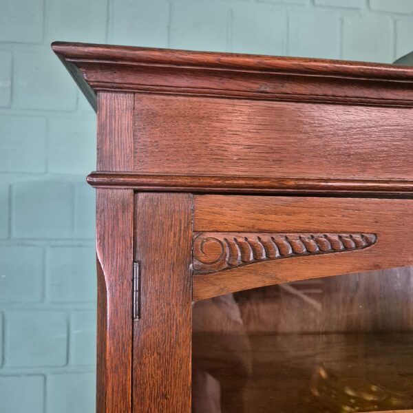 Cabinet Jugendstil 1920 Oak - Image 8