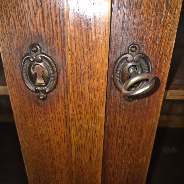 Cabinet Jugendstil 1920 Oak - Image 7