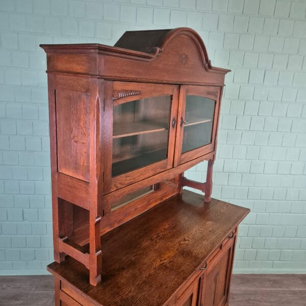 Cabinet Jugendstil 1920 Oak - Image 3