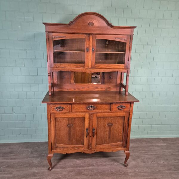 Cabinet Jugendstil 1920 Oak - Image 2