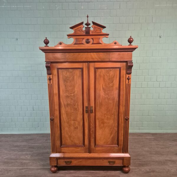 Wardrobe Gründerzeit 1880 Mahogany - Image 2
