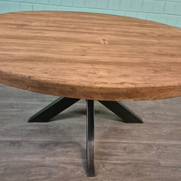 Dining Table Teak Ø 1,40 m - Image 4