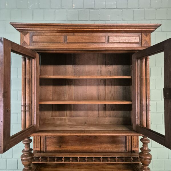 Cabinet Gründerzeit 1880 Oak - Image 11