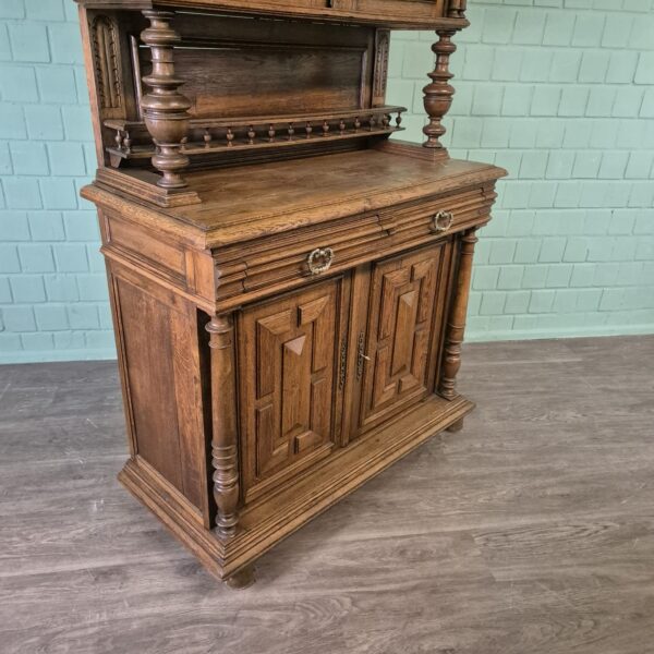 Cabinet Gründerzeit 1880 Oak - Image 4