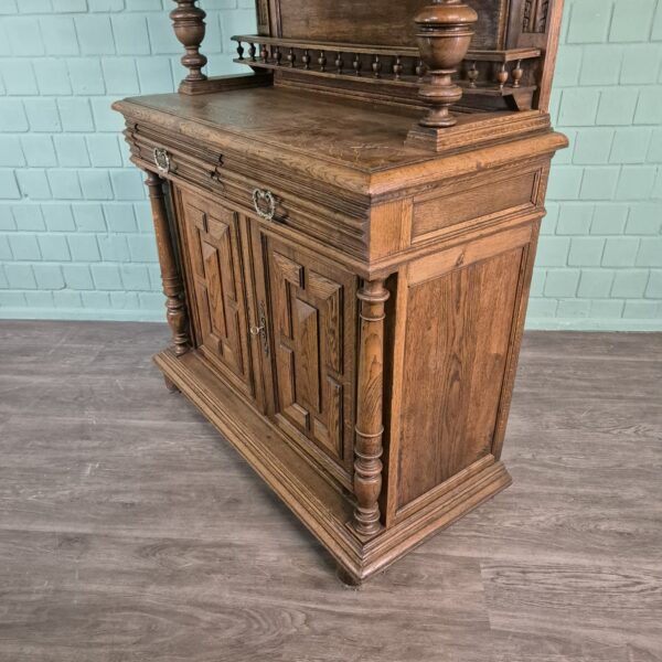 Cabinet Gründerzeit 1880 Oak - Image 6