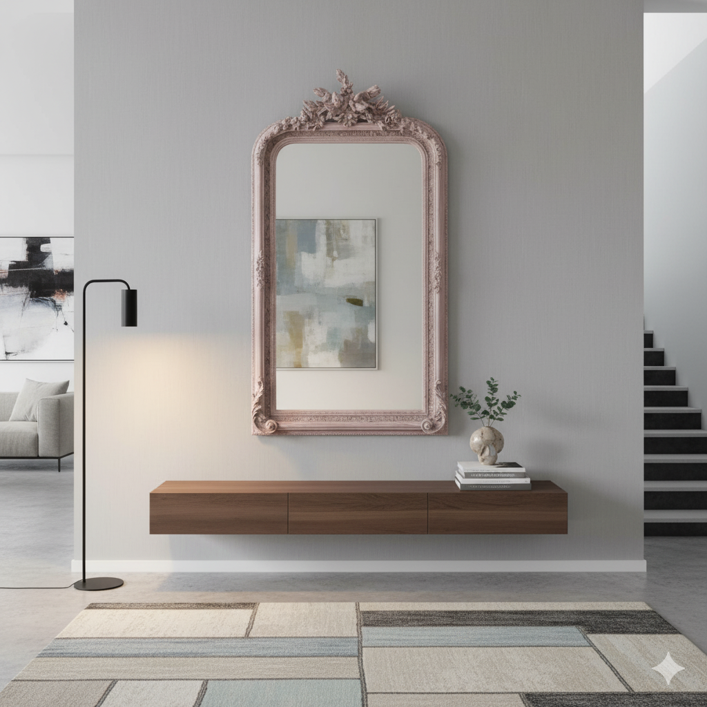 Mirror Baroque Style 0,85 m x 1,60 m - Image 2