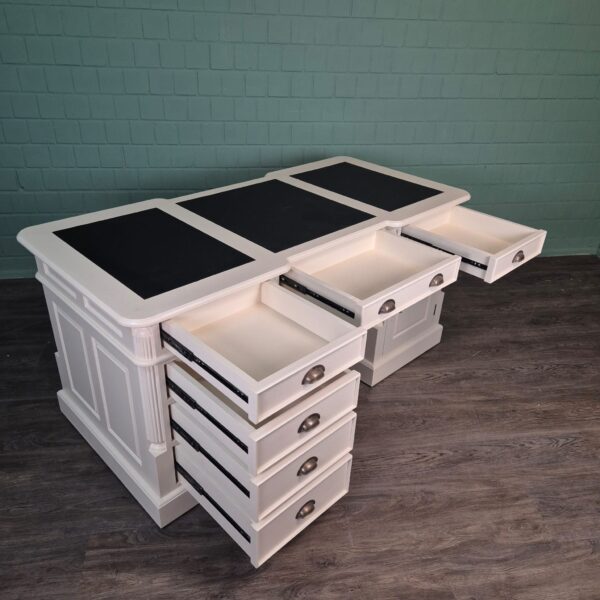 Desk Teak White 1,70 m - Image 7