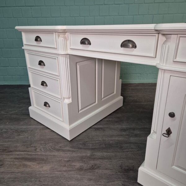 Desk Teak White 1,70 m - Image 4