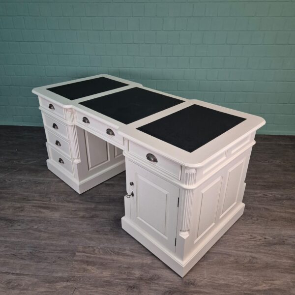 Desk Teak White 1,70 m - Image 3