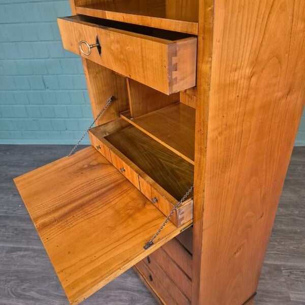 Desk Biedermeier Style Cherry Wood 0,60 m - Image 13