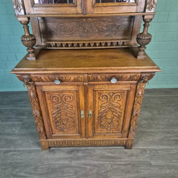 Cabinet Gründerzeit 1880 Oak - Image 6