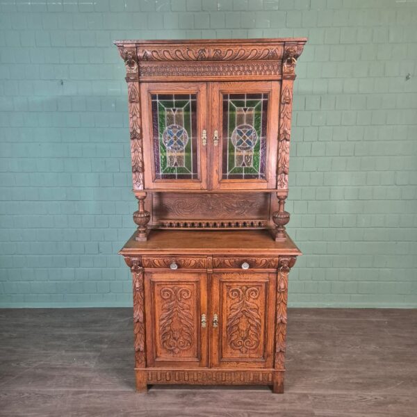 Cabinet Gründerzeit 1880 Oak - Image 2