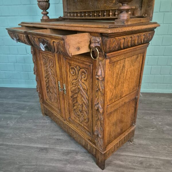Cabinet Gründerzeit 1880 Oak - Image 15