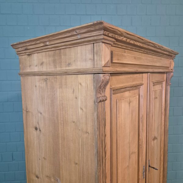 Wardrobe Jugendstil 1900 Pine - Image 4
