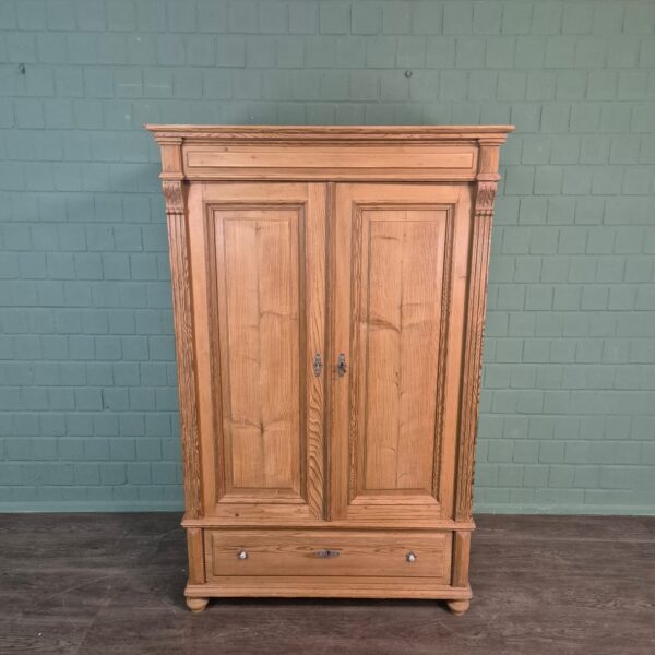 Wardrobe Jugendstil 1900 Pine - Image 2