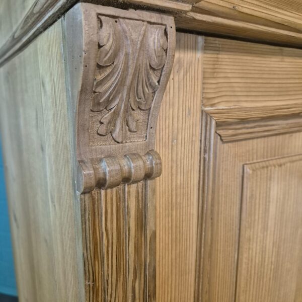 Wardrobe Jugendstil 1900 Pine - Image 5