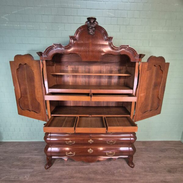 Dutch Cabinet 1780 Mahogany - Image 11