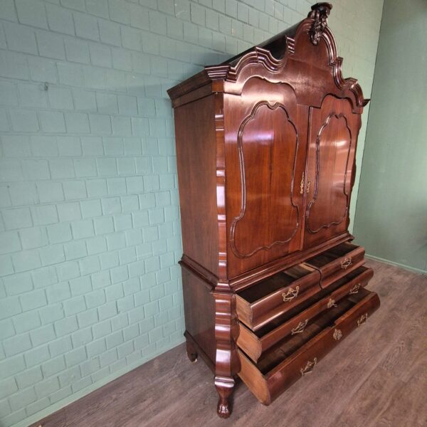 Dutch Cabinet 1780 Mahogany - Image 13