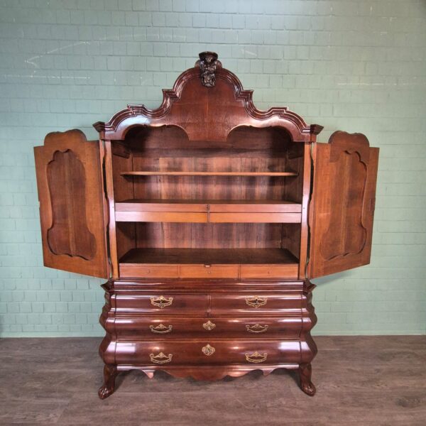 Dutch Cabinet 1780 Mahogany - Image 10