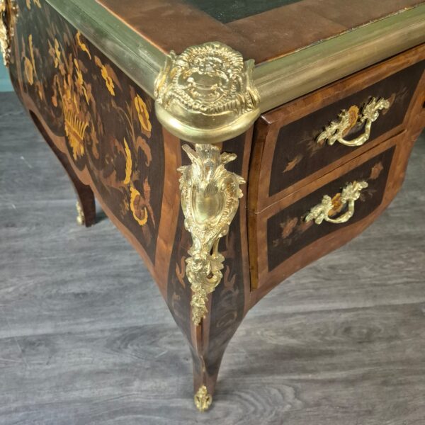 Desk Walnut Baroque Style 1,35 m x 0,75 m - Image 7