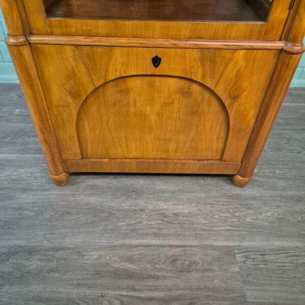 Display Cabinet Biedermeier 1820 Cherry Wood - Image 8
