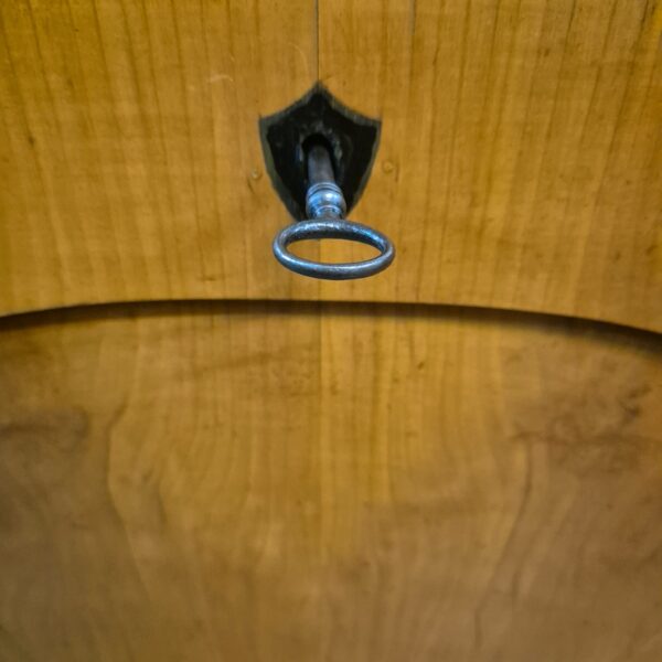 Display Cabinet Biedermeier 1820 Cherry Wood - Image 9