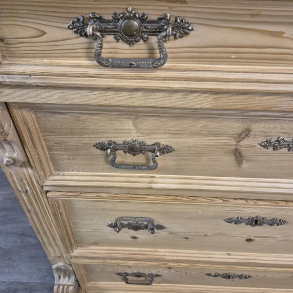 Chest of Drawers Gründerzeit 1880 Pine - Image 6
