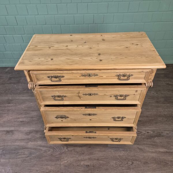 Chest of Drawers Gründerzeit 1880 Pine - Image 2