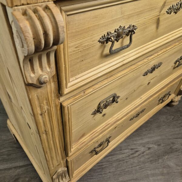 Chest of Drawers Gründerzeit 1880 Pine - Image 5