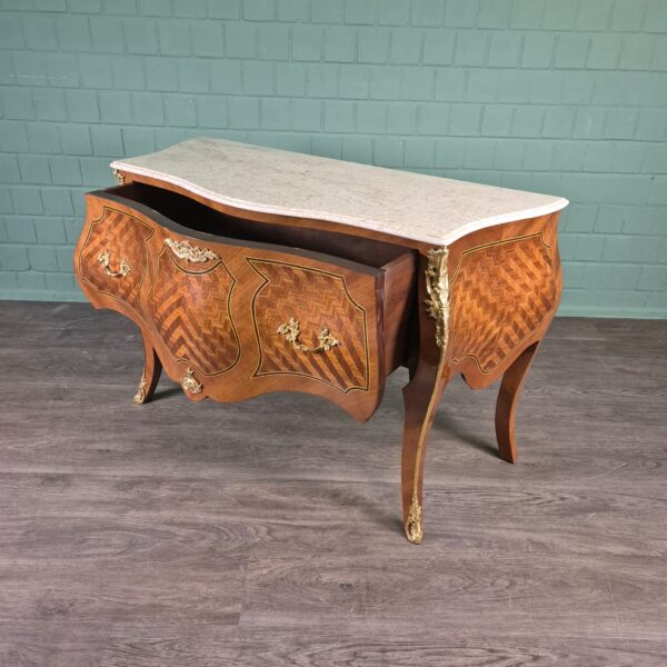 Chest of Drawers Neo-baroque Walnut 1,27 m - Image 13