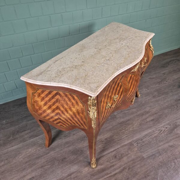 Chest of Drawers Neo-baroque Walnut 1,27 m - Image 4