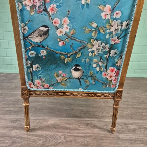 Armchair Baroque Style Blue - Image 7