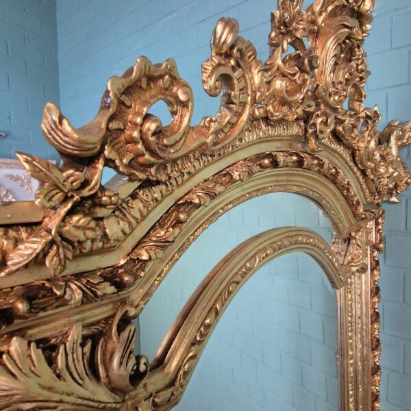 Mirror Baroque Style Gold 1,36 m x 2,40 m - Image 8