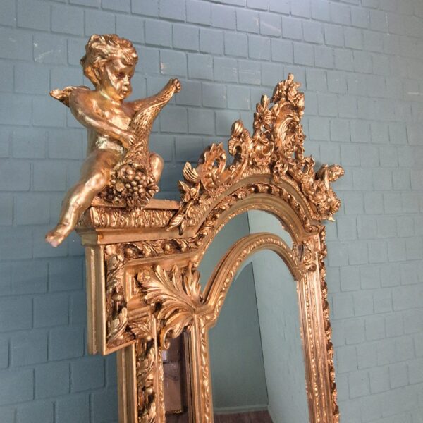 Mirror Baroque Style Gold 1,36 m x 2,40 m - Image 5