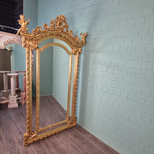 Mirror Baroque Style Gold 1,36 m x 2,40 m - Image 2