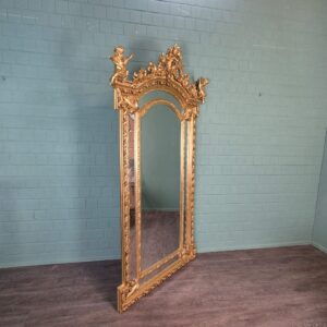 Mirror Baroque Style Gold 1,36 m x 2,40 m - Image 4