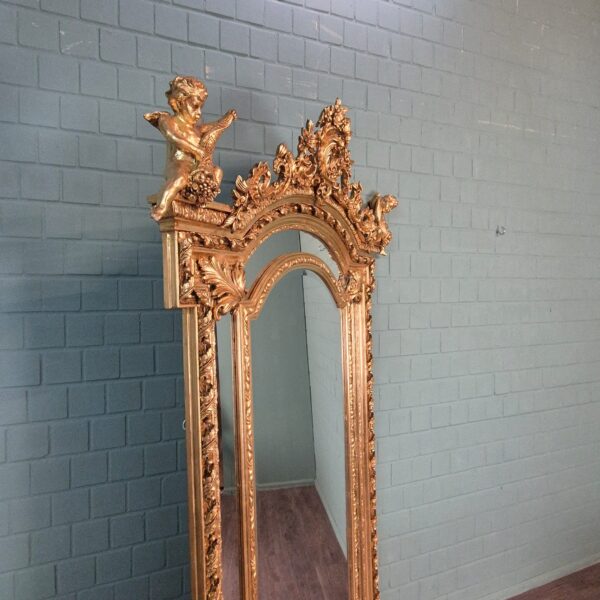 Mirror Baroque Style Gold 1,36 m x 2,40 m - Image 4