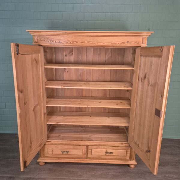 Wardrobe Jugendstil 1900 Pine - Image 9