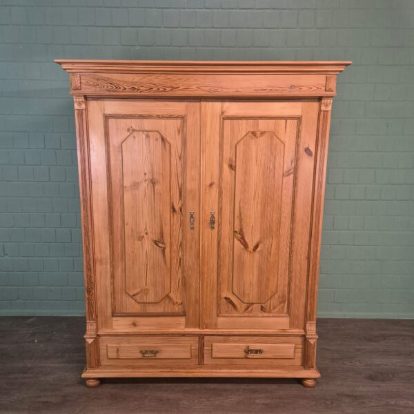 Wardrobe Jugendstil 1900 Pine - Image 2