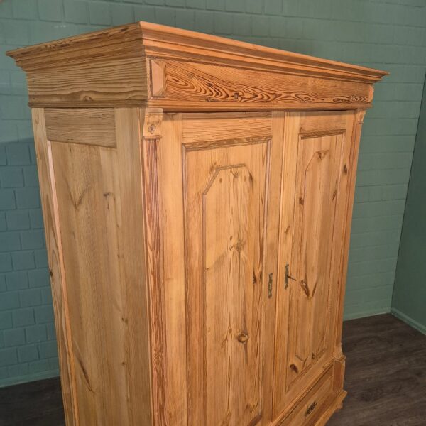 Wardrobe Jugendstil 1900 Pine - Image 4